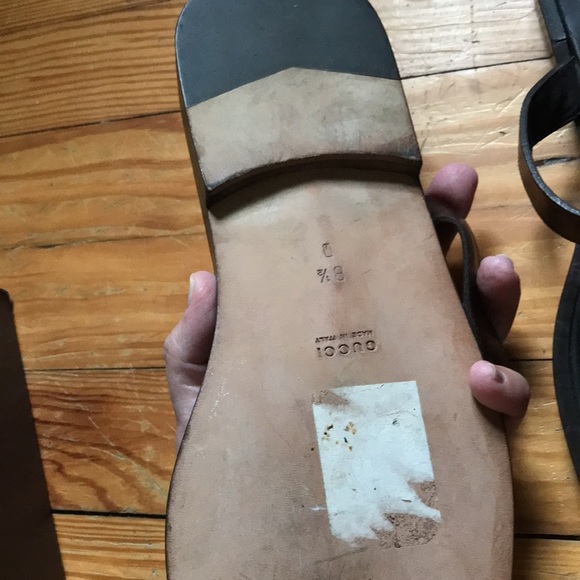 MUST SELL MOVING- *****VINTAGE~GUCCI brown  sandals, Men’s 8/12- 1990 Tom Ford- - Picture 11 of 12